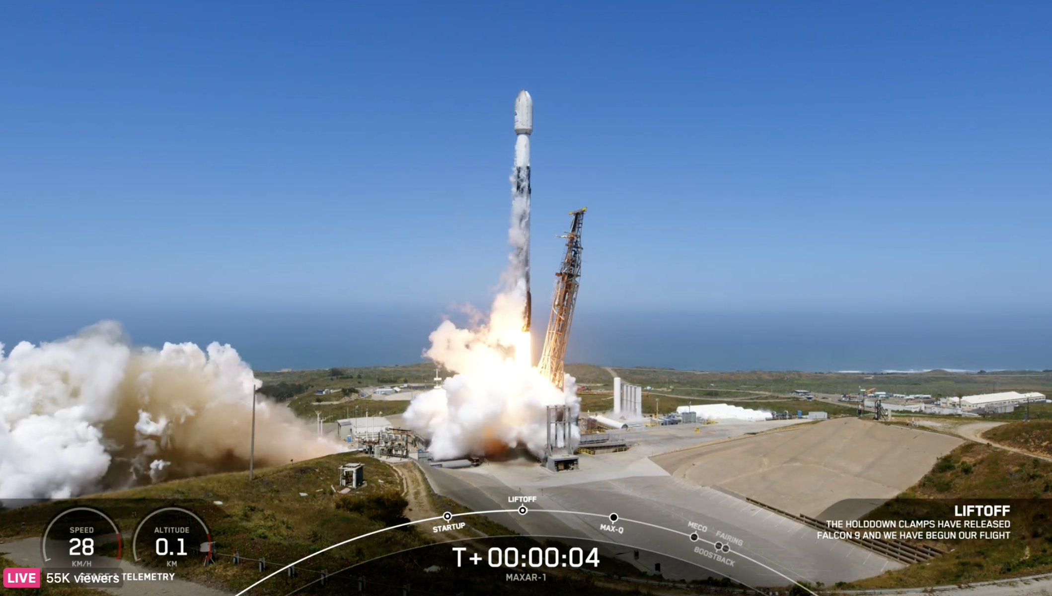 SpaceX's Falcon 9 Launches First Two Maxar-Satellites of WorldView Legion Fleet, Marking a Milestone for Maxar